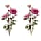 Melrose; Melrose 24" Artificial Zinnia Flower Bundles, 2ct.; Category:Stem Bundles; Image:2